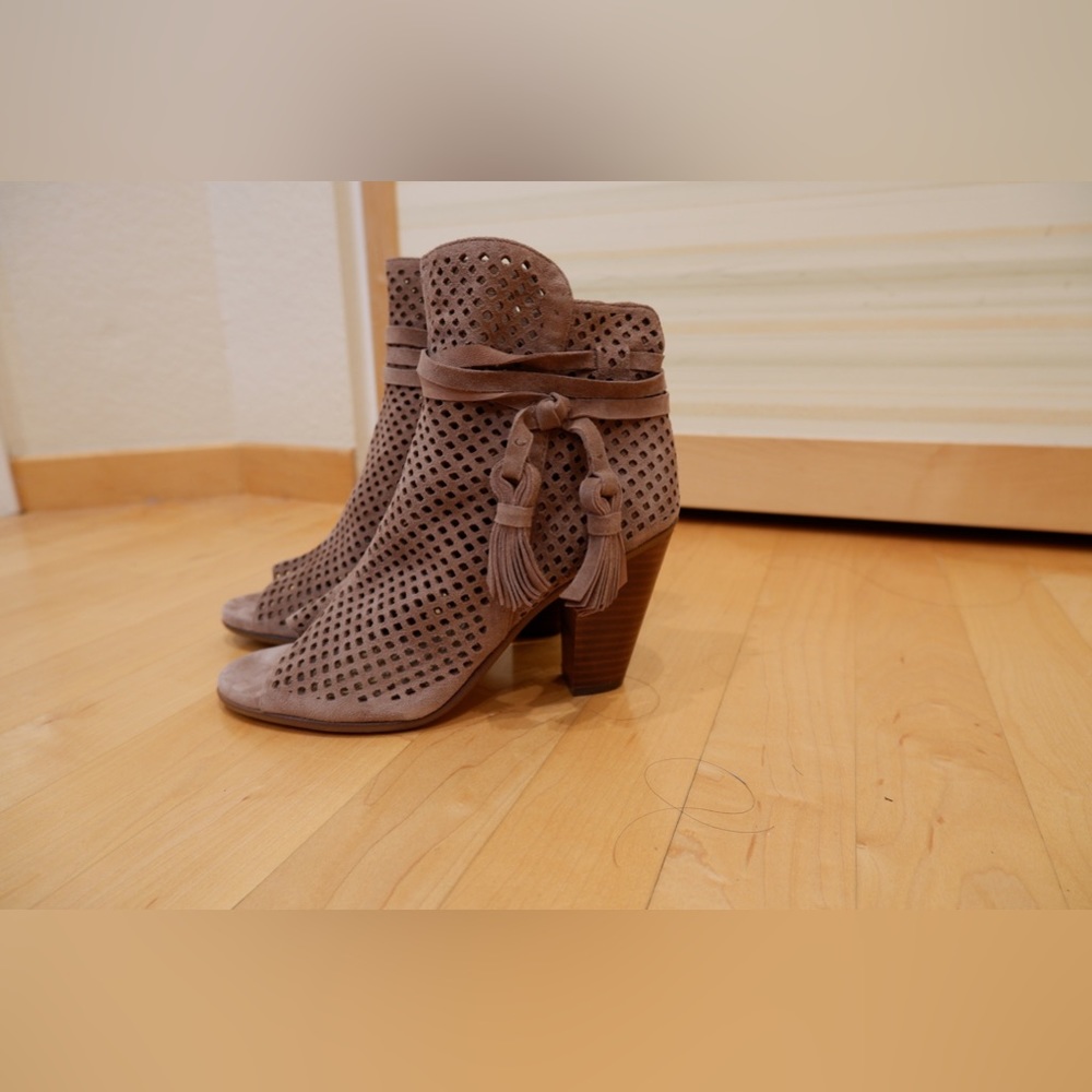 Vince Camuto Taupe Kamey Booties